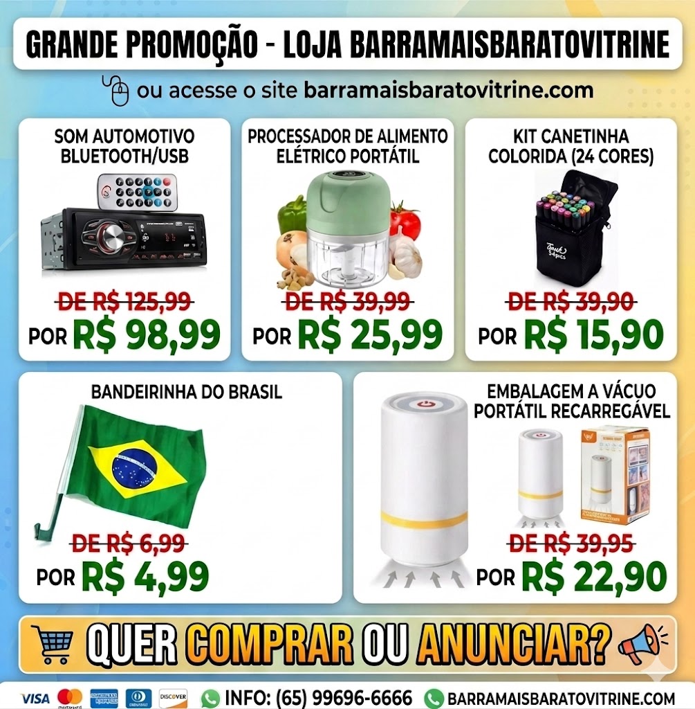 Bandeirinha do Brasil vip