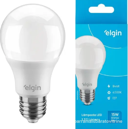 Lâmpada Led Bulbo 15W Branco 6500k Bivolt Elgin