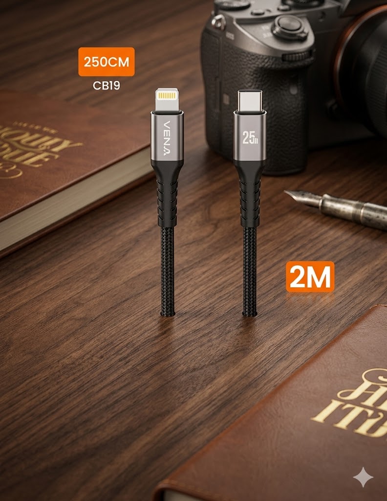 Cabo de iPhone Turbo 30W PD USB C Para Lightning Qc 4.0 original A'GOLD